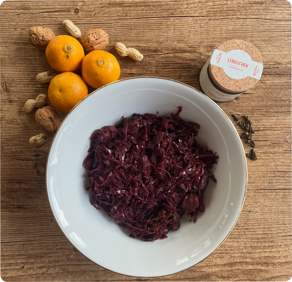 Apfel-Rotkohl mit Maronen – Rosemary &amp; Co. Gewürze