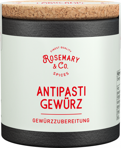 Dose Weltreise Gewürze von Rosemary & Co vor Schild Weltreise Set mit weiteren Gewürzdosen im Hintergrund3