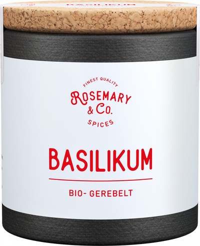 Dose Bio Basics von Rosemary & Co. Gewürze für Essen, Avocado, Limette und Text BIO BASICS14