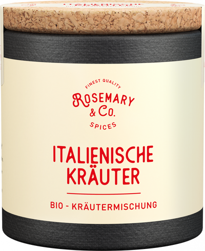 Dose Bio Basics von Rosemary & Co. Gewürze für Essen, Avocado, Limette und Text BIO BASICS13