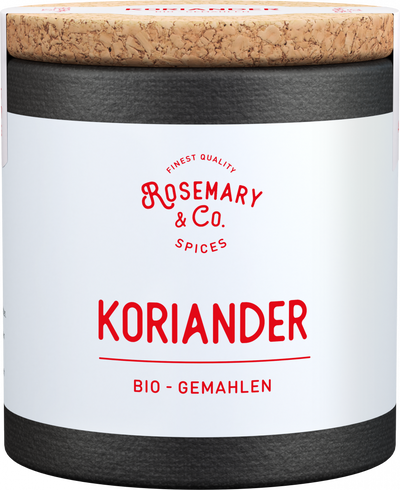 Dose Bio Basics von Rosemary & Co. Gewürze für Essen, Avocado, Limette und Text BIO BASICS2