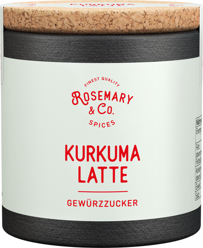 Tafel mit "HERBSTGETRÄNKE", zwei Gläser Tee mit Zitronenscheiben und eine Pappdose mit Aufschrift "Rosemary & Co."4