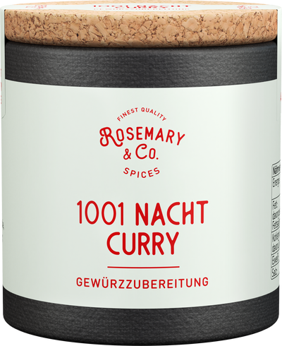 Schale mit Essen, Gewürzen und Dose mit Aufschrift 3x von Rosemary & Co. Gewürze2