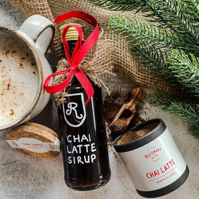 Chai Latte Sirup zum Einrühren in Milch und als Geschenk