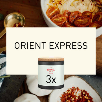 Ein cremiges Auflaufgericht mit Tomaten, verfeinert mit der Gewürzmischung 🌙Orient Express von Rosemary & Co. Gewürze.