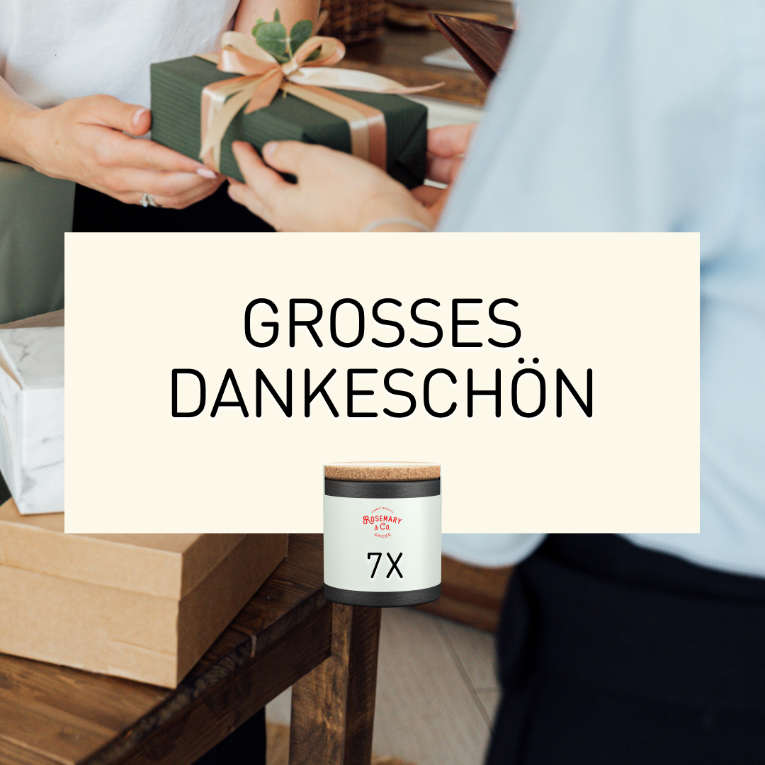 Großes Dankeschön