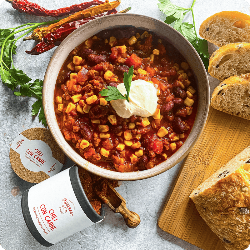 Chili con Carne Rosemary & Co. Gewürze