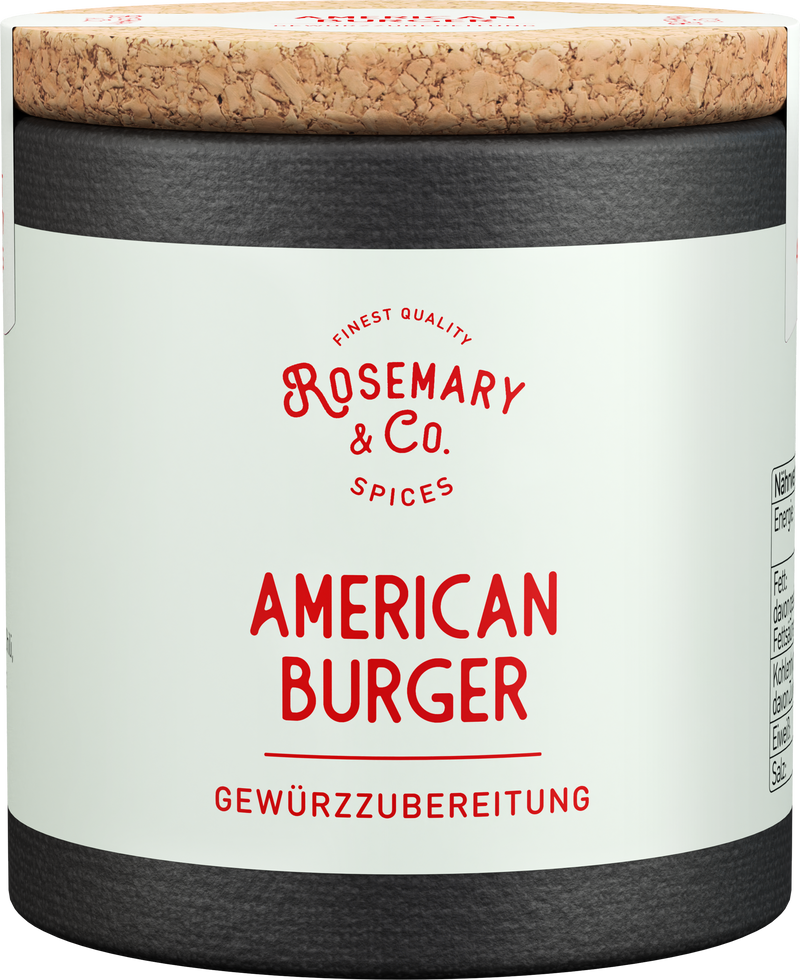 Dosis Rosemary & Co Gewürze American Burger mit Korkdeckel1